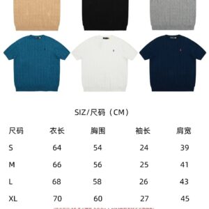 ralph lauren knit crew tee multicolor