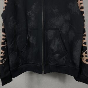 balenciaga graffiti hoodie black