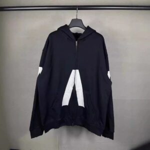 balenciaga archive zip hoodie multicolor