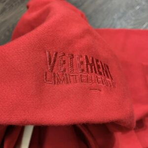 vetements unisex print hoodie multicolor