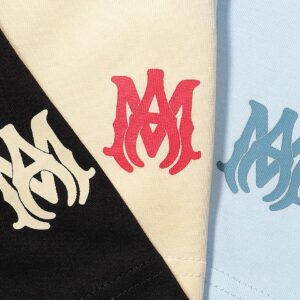 amiri logo printed t shirt multi