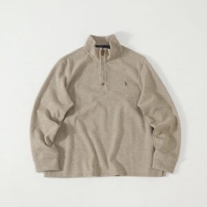 ralph lauren wool half zip sweater multicolor