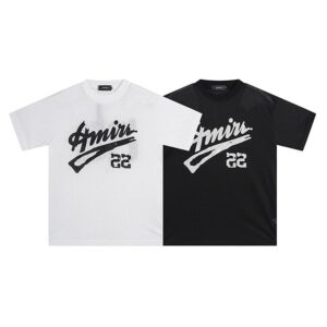 amiri breathable mesh set black white