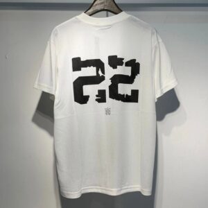 amiri breathable mesh set black white