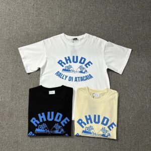 rhude t shirt artistic black
