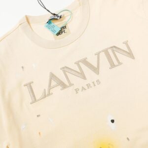 lanvin x gallery dept paint splatter tee beige