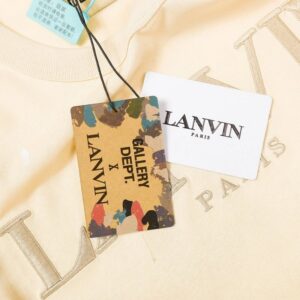 lanvin x gallery dept paint splatter tee beige