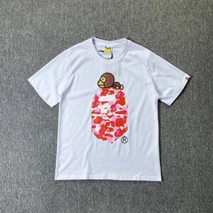 bape camo ape tee multicolor