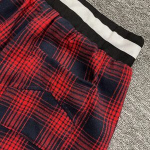 rhude plaid mesh shorts multicolor
