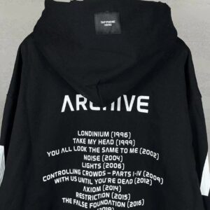 balenciaga archive zip hoodie multicolor