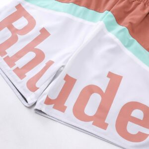 rhude colorful mesh shorts multicolor
