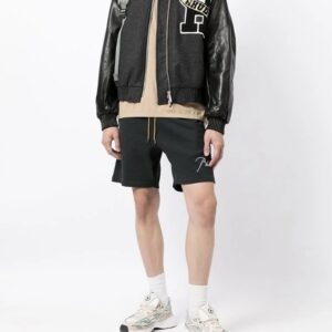 rhude casual drawstring shorts multi