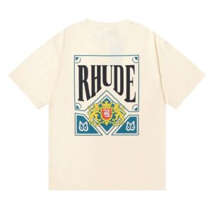 rhude poker t shirt multicolor