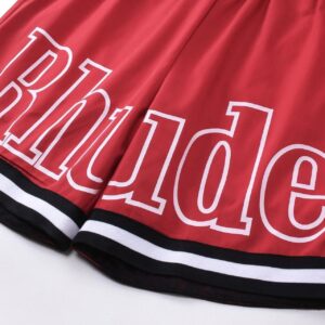 rhude two tone mesh shorts multicolor