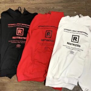 vetements unisex print hoodie multicolor