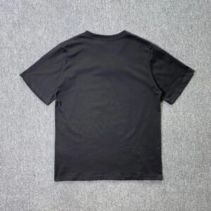 bape brown logo t shirt black/white