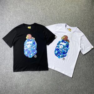 bape camo ape tee multicolor