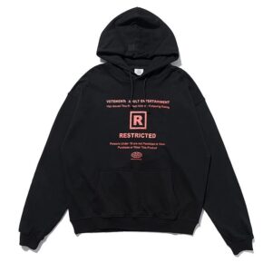 vetements unisex print hoodie multicolor