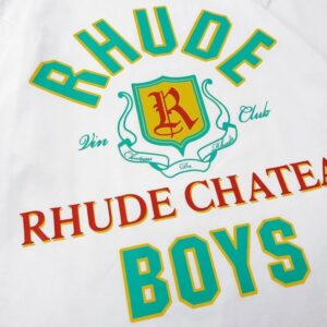 rhude multicolor print tee