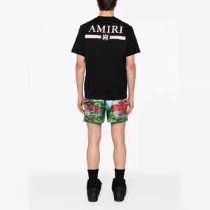 amiri letter printed t shirt