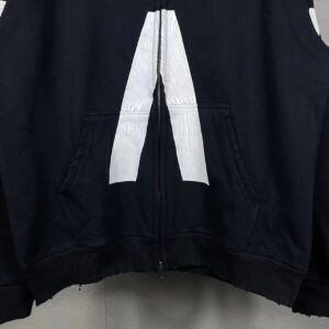 balenciaga archive zip hoodie multicolor