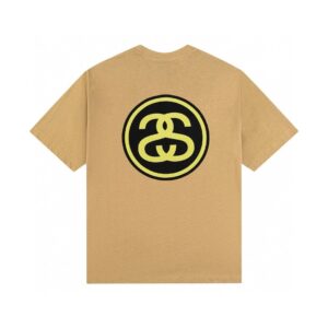 stussy multi color tee black/white