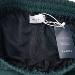 rhude embroidered elastic shorts multicolor