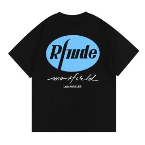 rhude eagle print t shirt multicolor