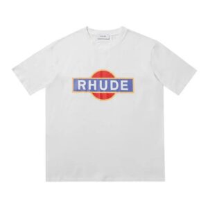 rhude panther print tee multicolor