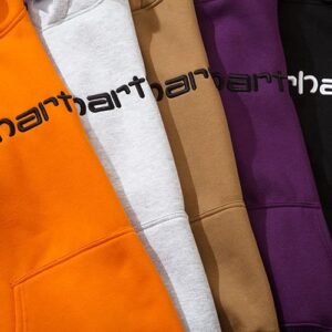 carhartt embroidered hoodie multi color