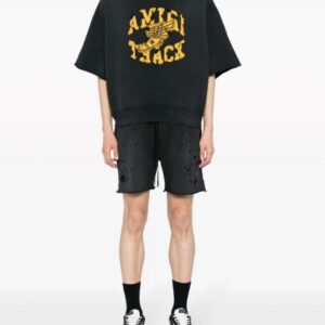 amiri track embroidery tee multi