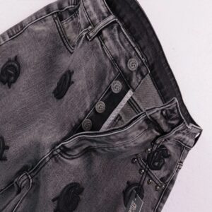 godspeed embroidered denim shorts multi