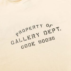 lanvin x gallery dept paint splatter tee beige