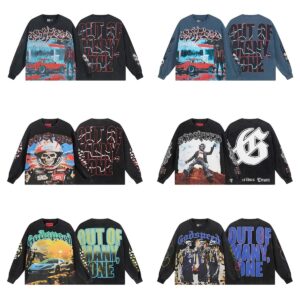 god speed vintage washed graphic long sleeve tee