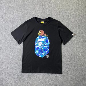 bape camo ape tee multicolor