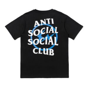 assc lightning print t shirt black
