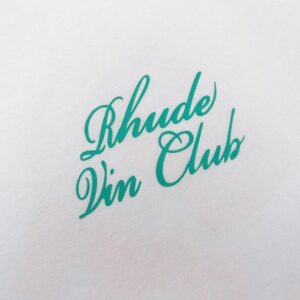 rhude multicolor print tee