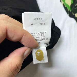 bape camo ape tee multicolor