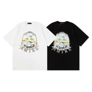 amiri graphic t shirt multi