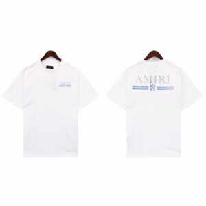 amiri letter printed t shirt