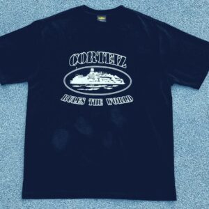 celine logo t shirt black