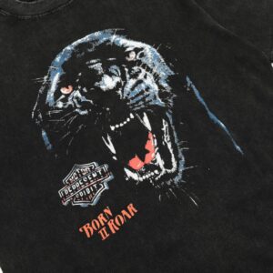 represent panther washed tee black