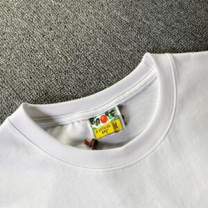 bape classic print tee black/white