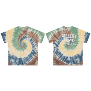 gallery dept tie dye t shirt multicolor