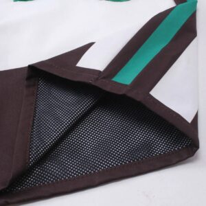 rhude embroidered block shorts multicolor