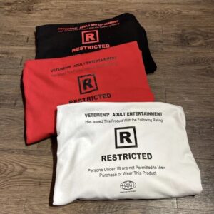 vetements unisex print hoodie multicolor