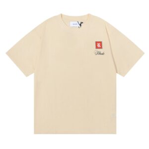 rhude monaco print t shirt multicolor