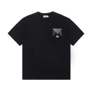 rhude rainbow t shirt multicolor