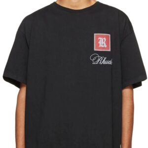 rhude monaco print t shirt multicolor