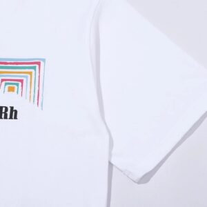 rhude rainbow t shirt multicolor